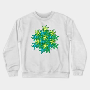 Escher Reptiles 2 Crewneck Sweatshirt